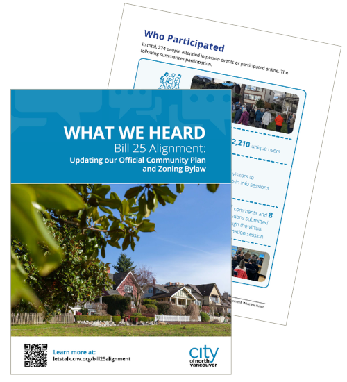 Cover of Bill 25 What We Heard Report