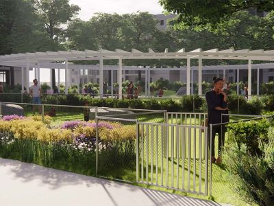 Drawing of future park